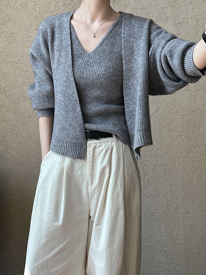 【tops】ニットアンサンブル　N2876