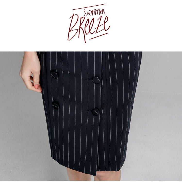 【dress】ダブルボタンワンピース　M23959