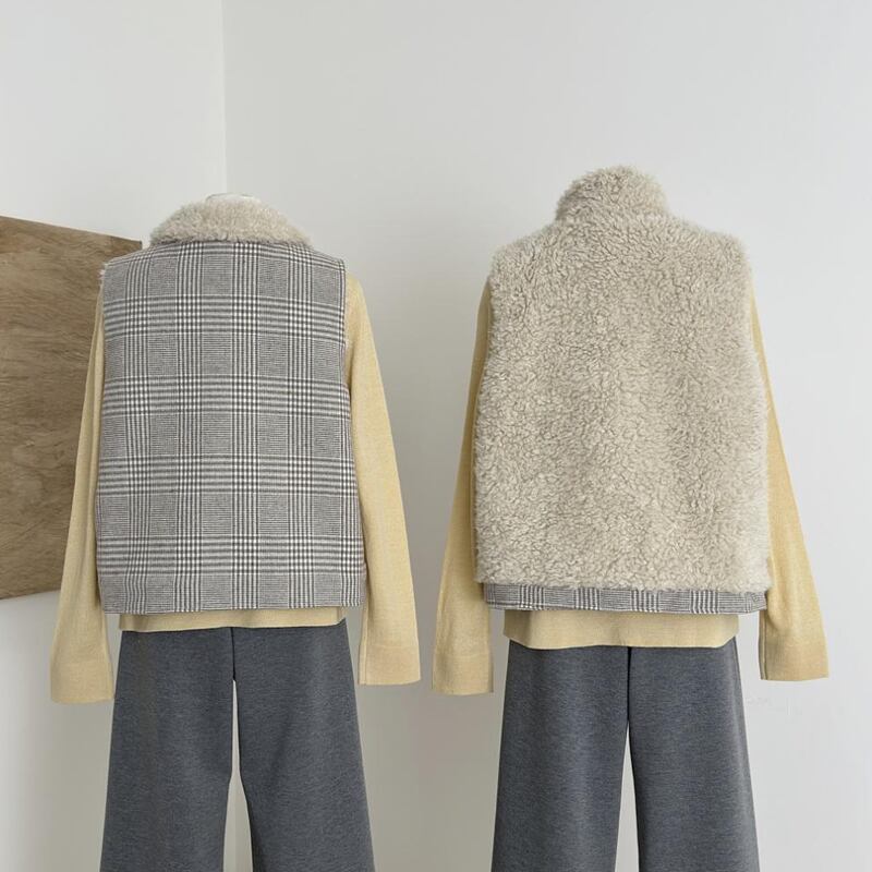 【outer】2wayファードッキングベスト Q7796