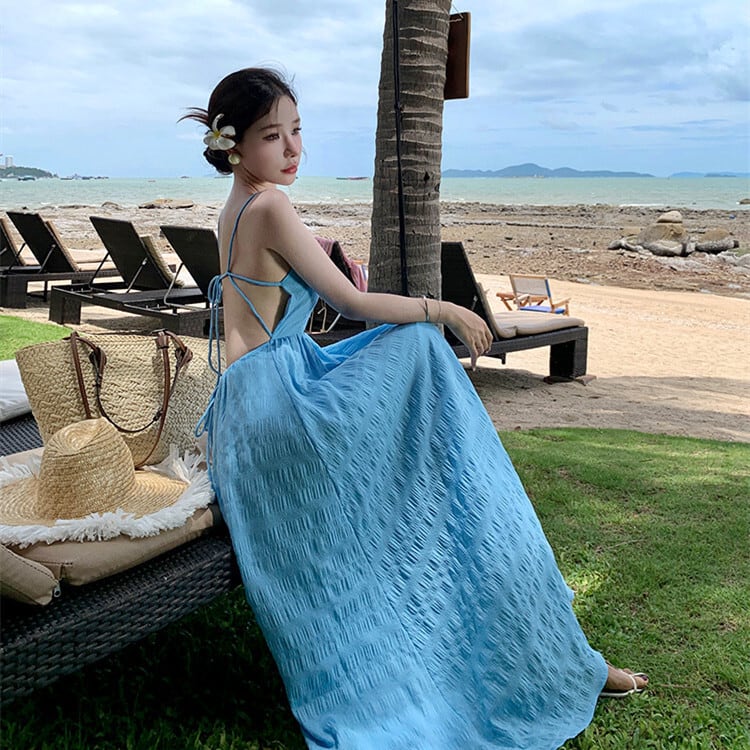 【dress】バックレスワンピース　M25003