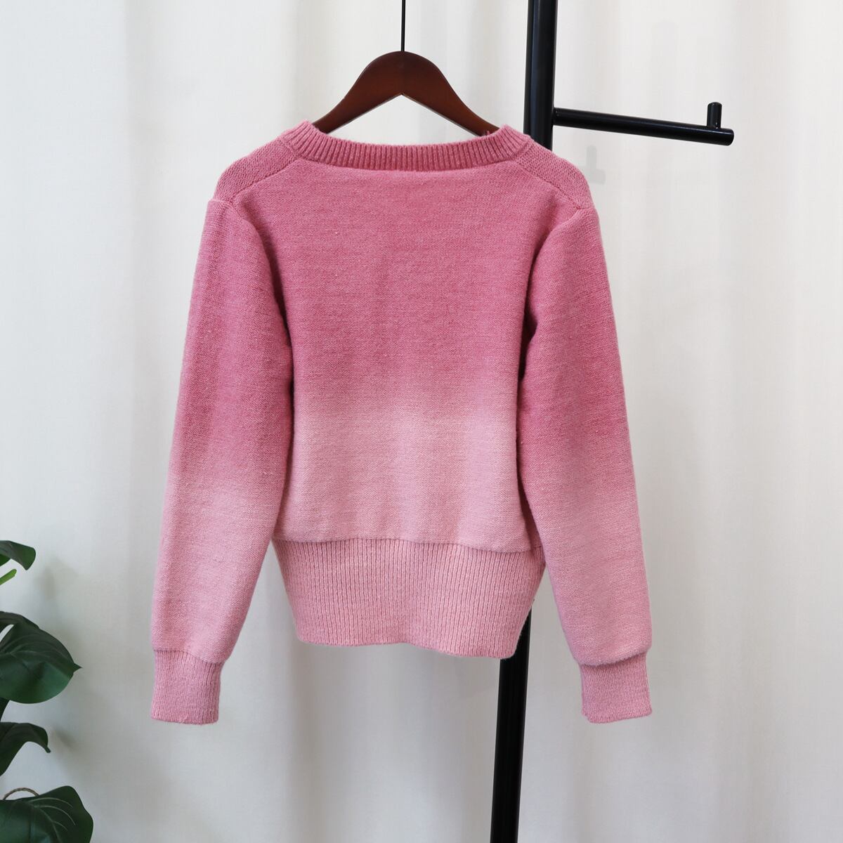 【tops】グラデーションニットセーター　M18919