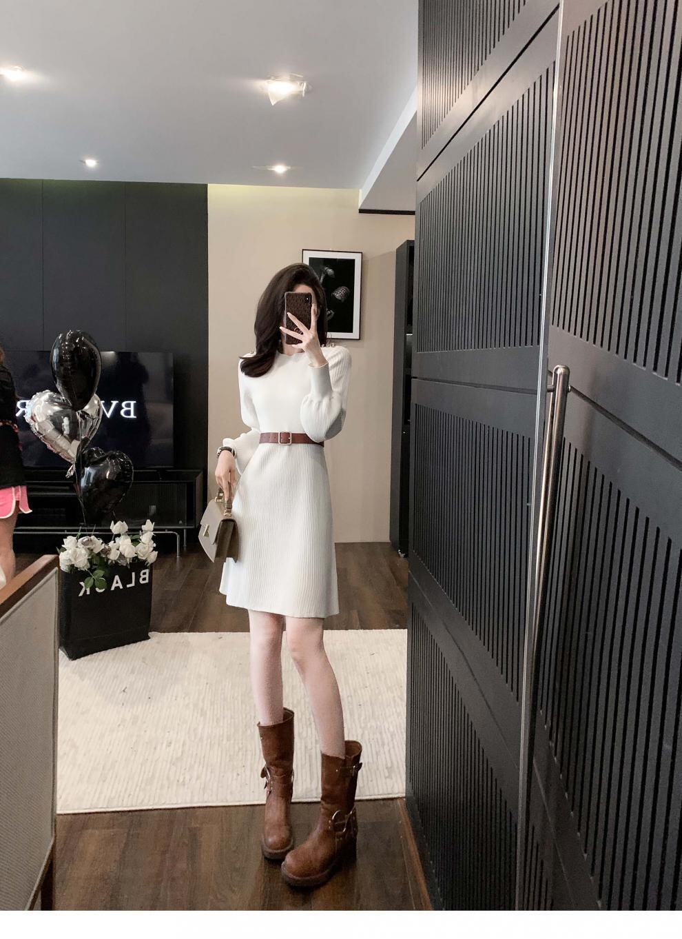 【dress】ニットワンピース　M18753
