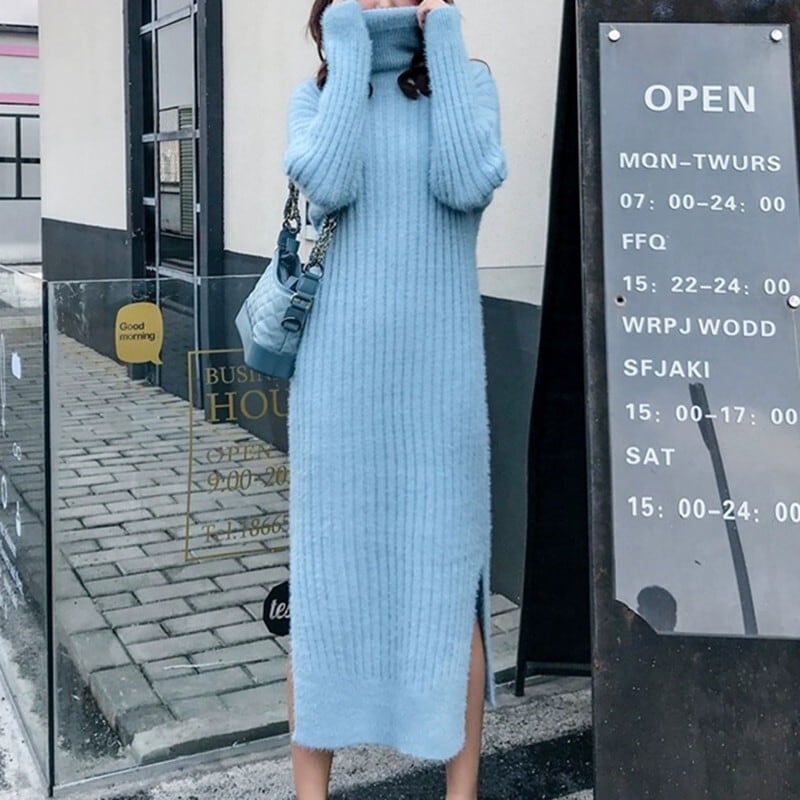 【dress】ニットワンピース　M25639