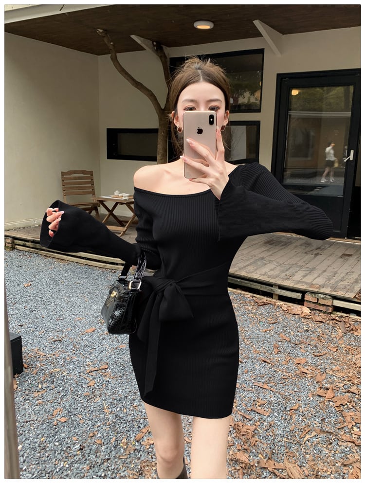 【dress】ニットワンピース　M26415