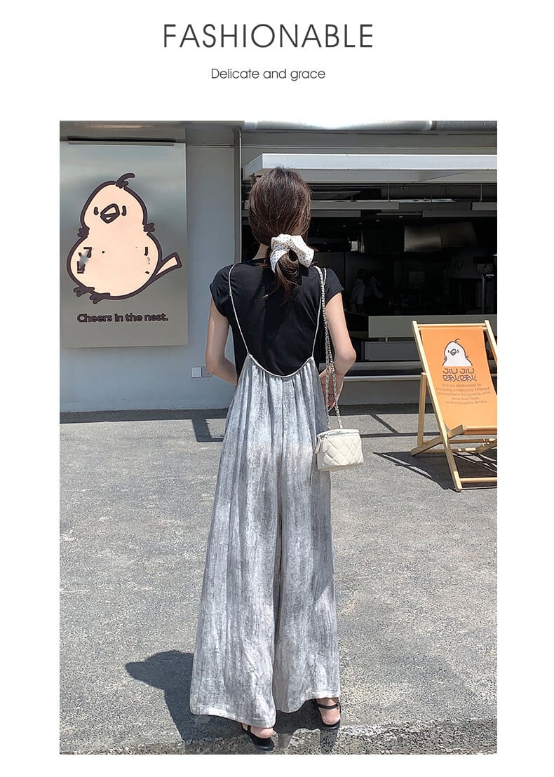 【set】Tシャツ×ワイドパンツセット　M24384