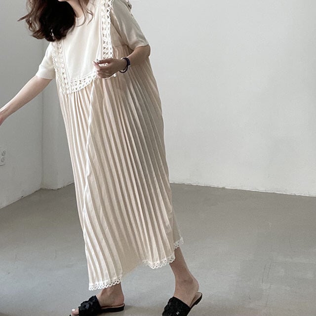 【dress】プリーツワンピース　M24736