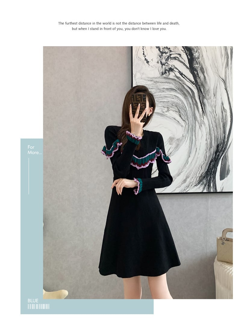 【dress】ニットワンピース　M25499
