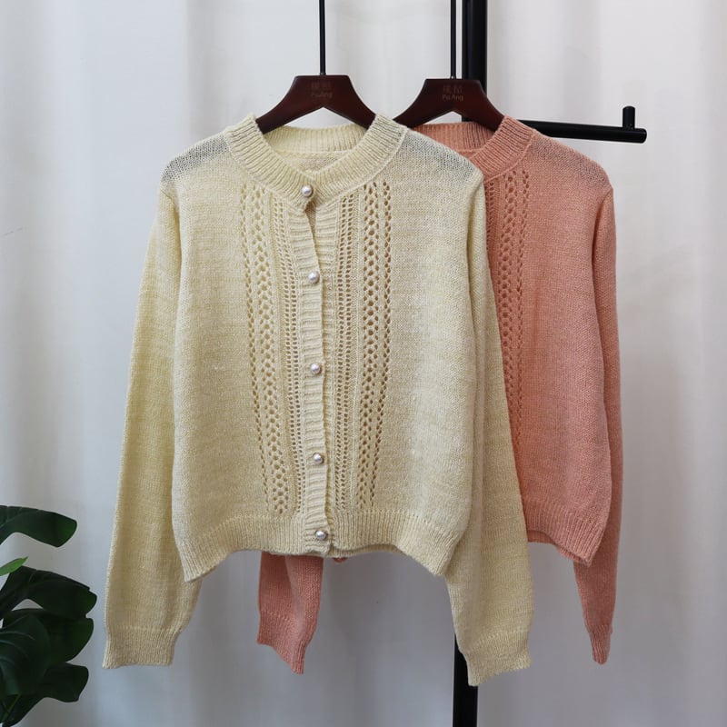 【outer】ニットカーデ　M25738