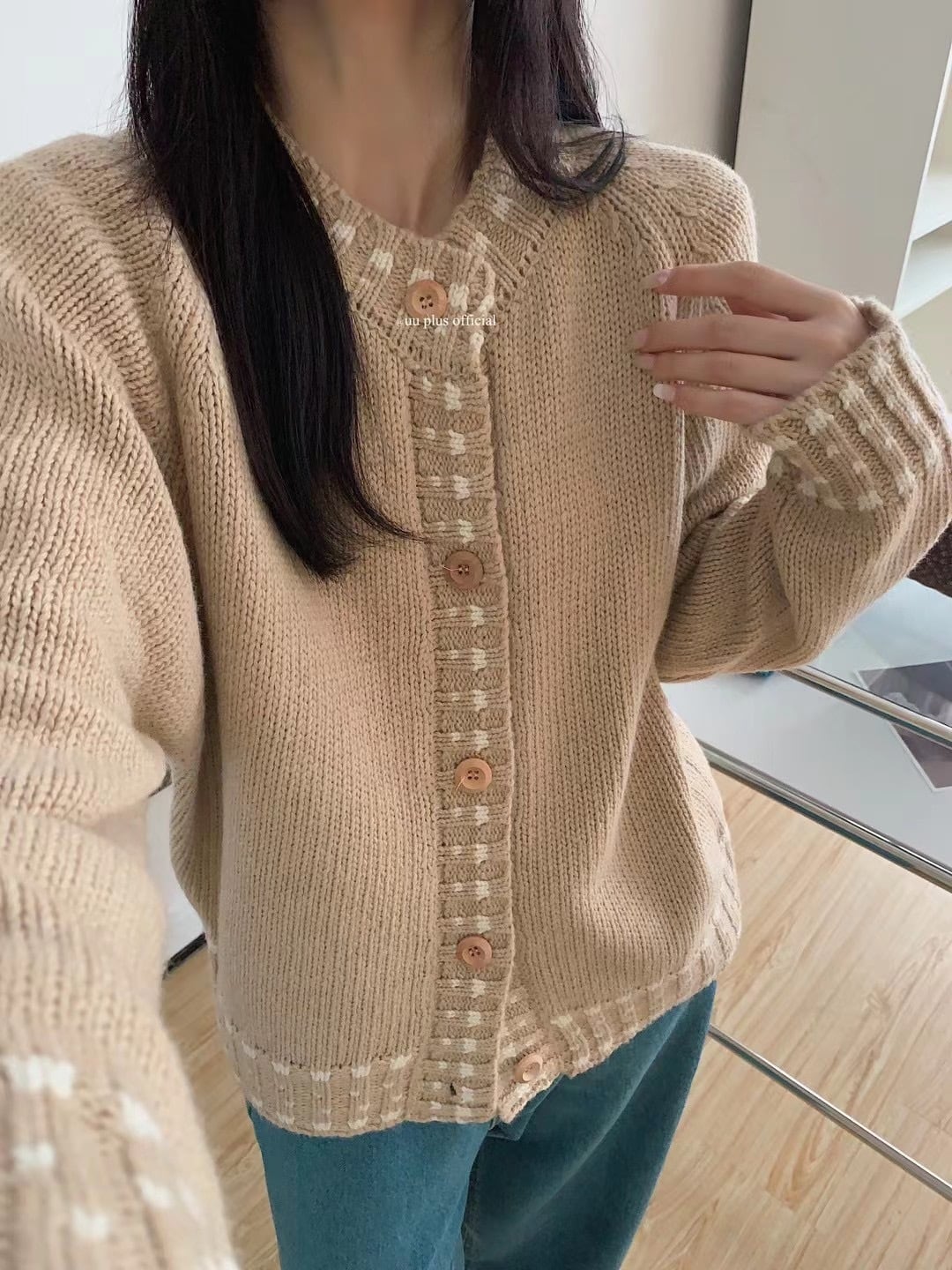 【outer】ニットカーデ　M27193
