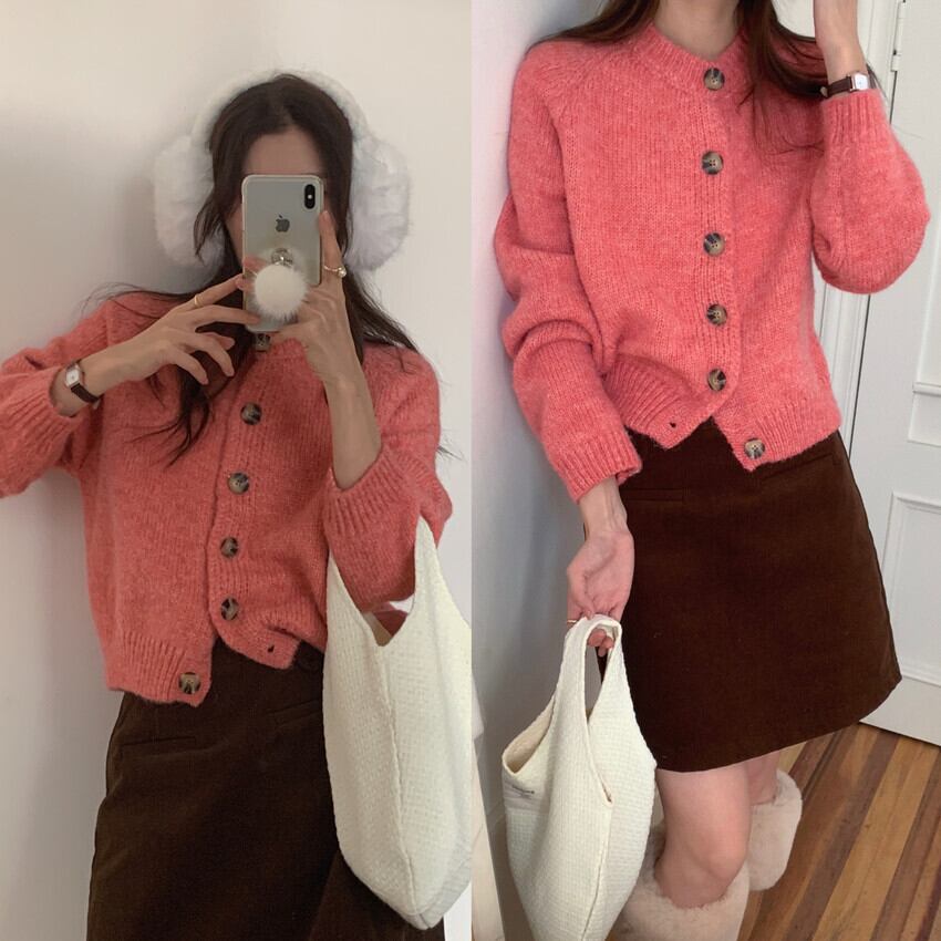 【outer】ニットカーデ　M28681