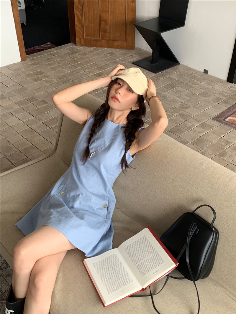 【dress】ノースリーブワンピース　M24439