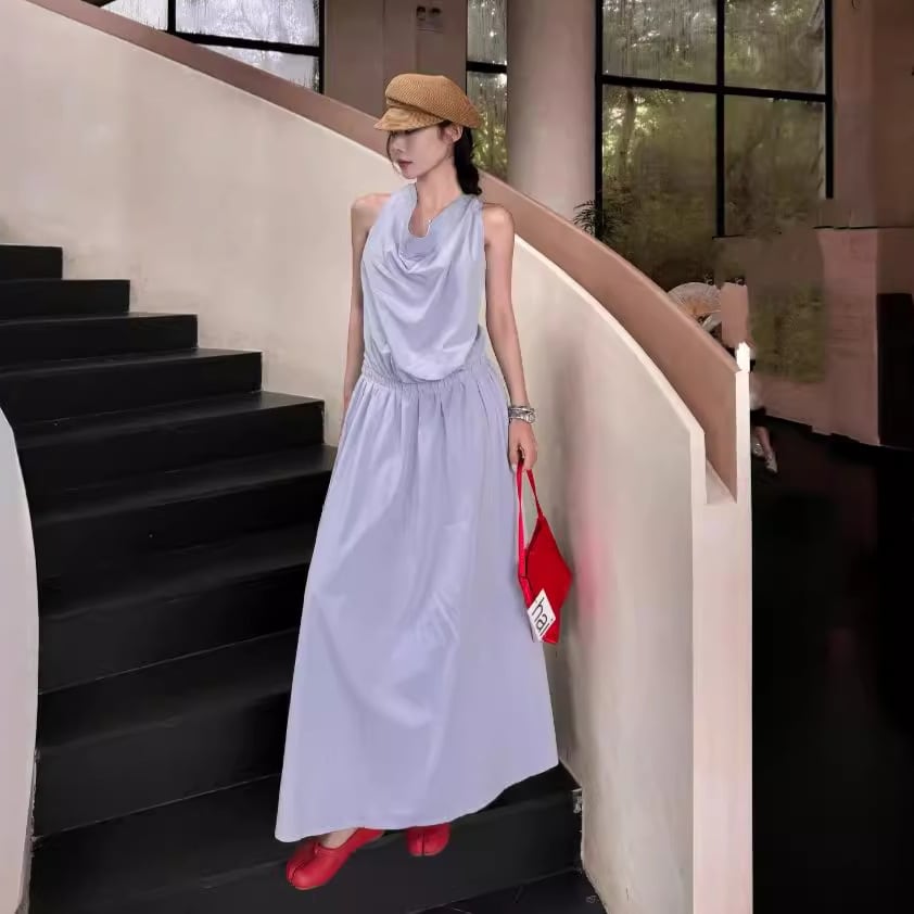 【dress】バックレスワンピース　M24358