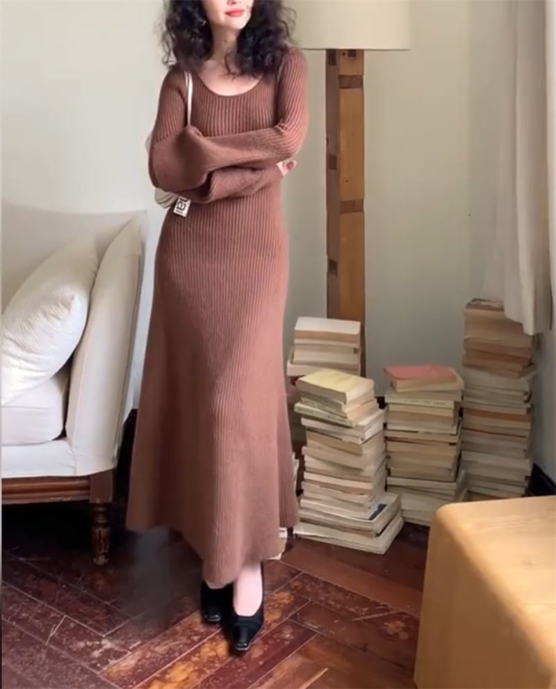 【dress】ニットワンピース　M28343