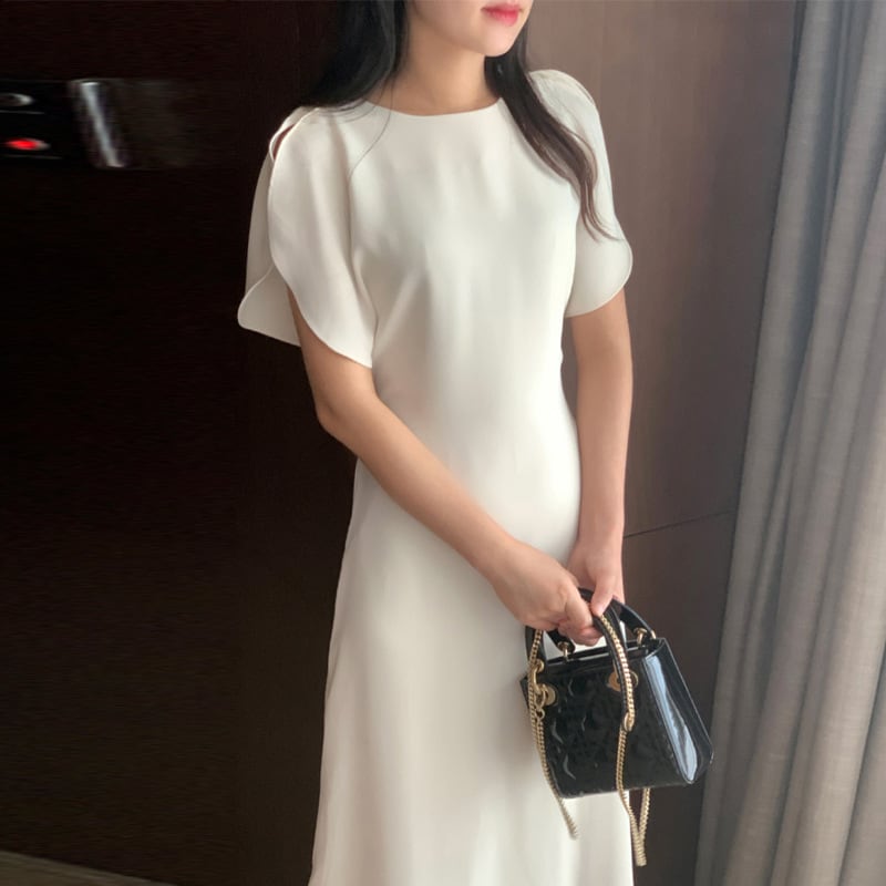 【dress】無地ワンピース　M24728