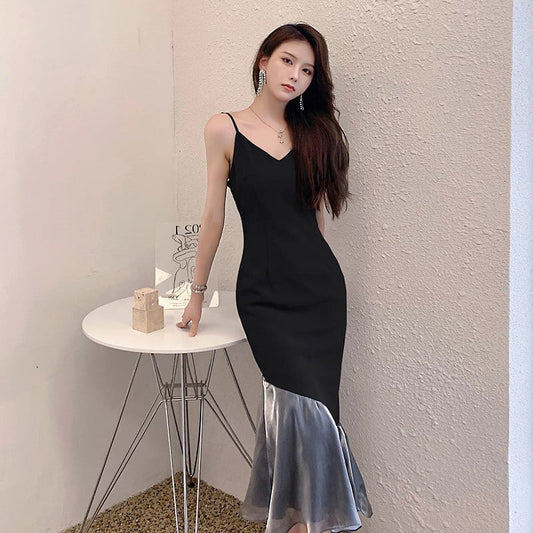 【dress】切り替えマーメイドキャミワンピース G21255