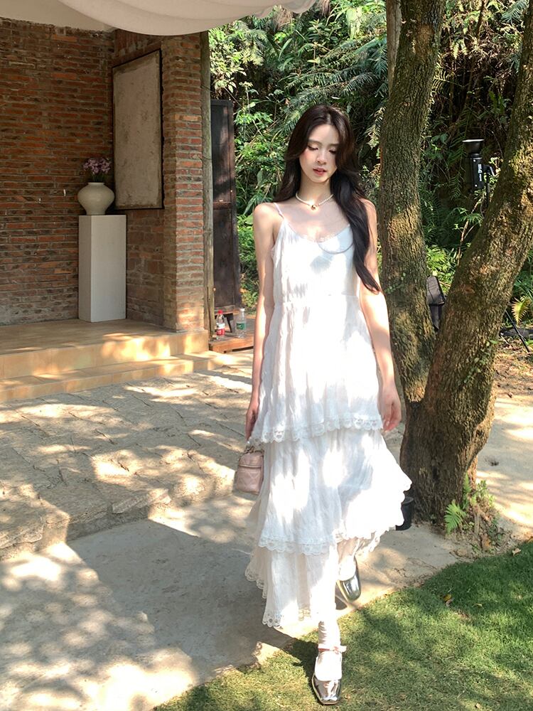 【dress】Vネックロングワンピース G20465