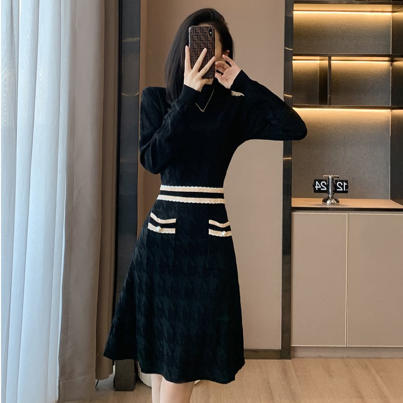 【dress】ニットワンピース　M25422
