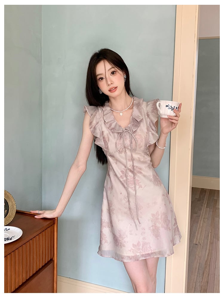 【dress】フリルワンピース　M24718
