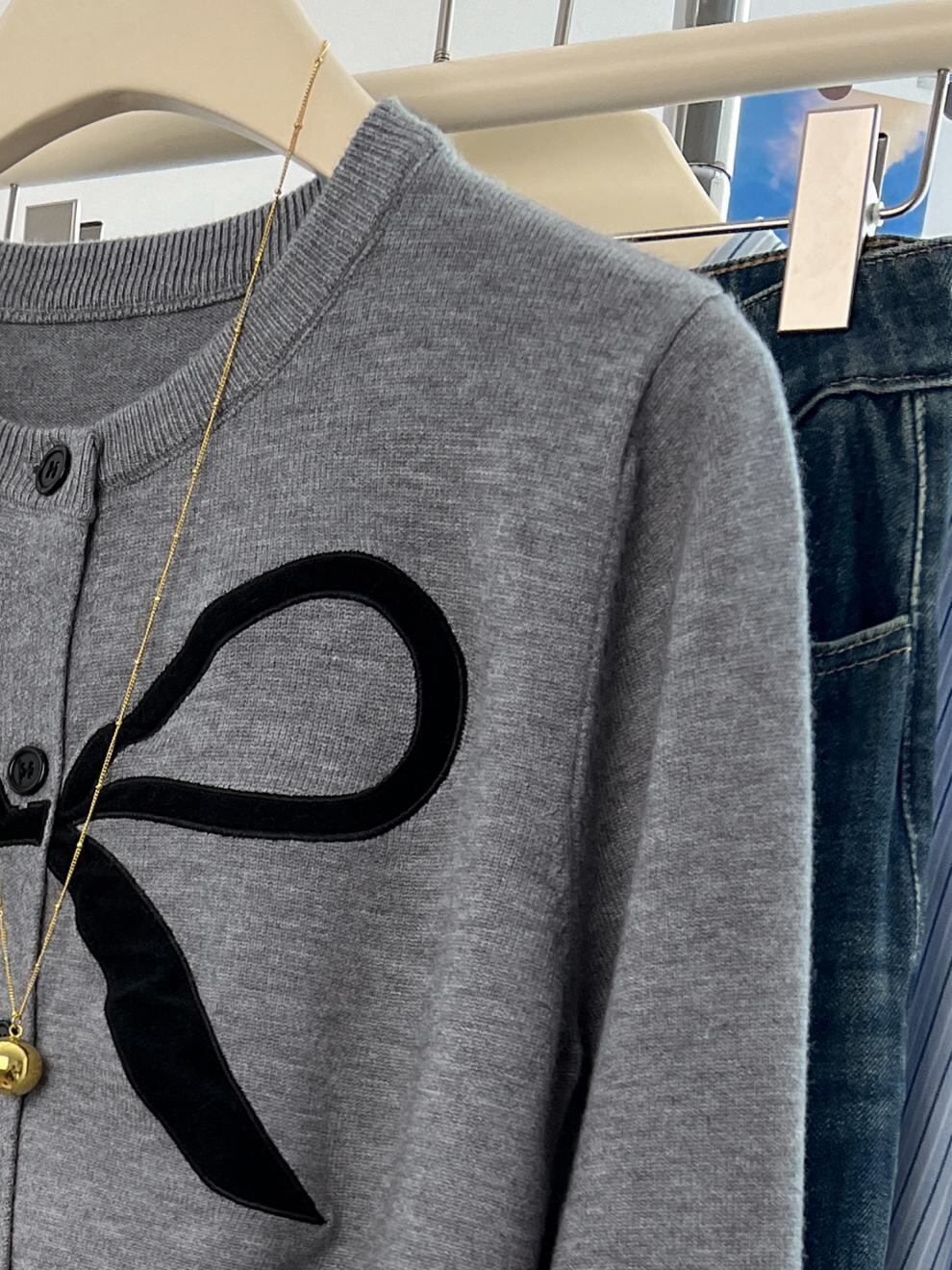 【outer】ニットカーデ　M29284