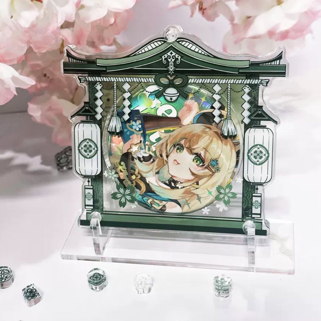 【GOODS】アクリル 58/65/75mm 缶バッジ 収納 ディスプレイスタンド Ｑ2153