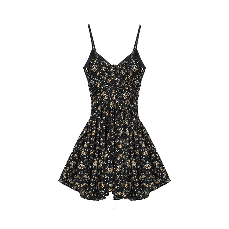 【dress】花柄キャミワンピース　M25115