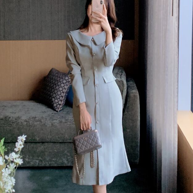 【dress】ドールカラーワンピース　M29583