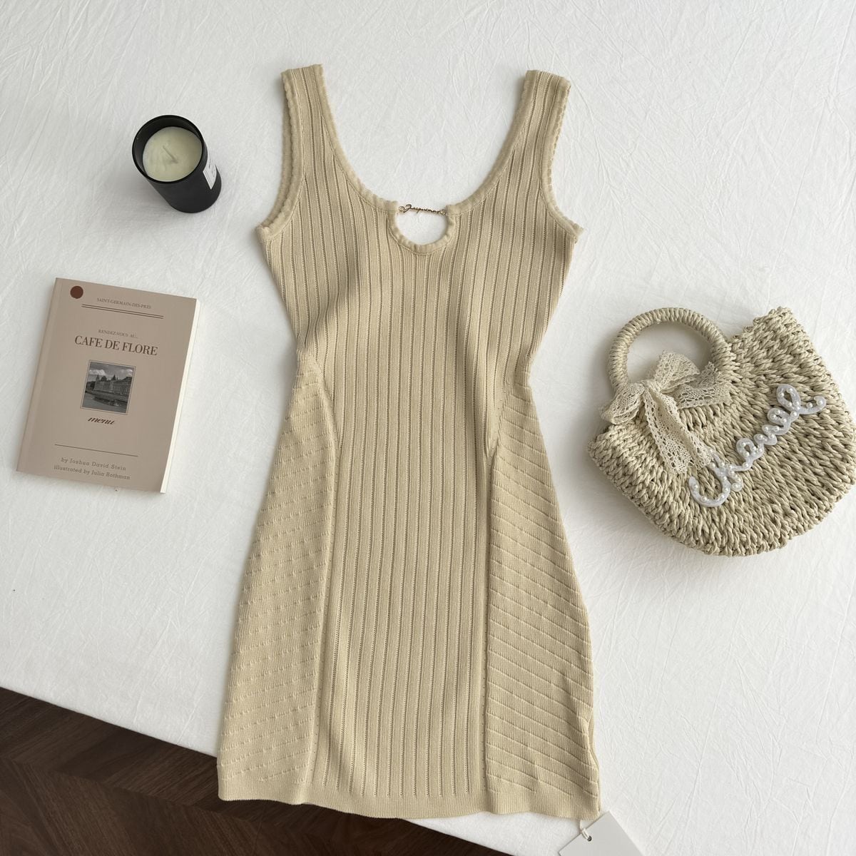 【dress】ニットキャミワンピース　M24434