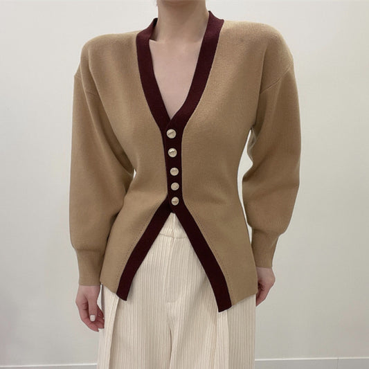 【tops】VネックニットセーターG23855