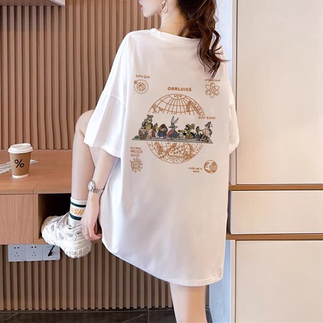 【tops】プリント半袖TシャツG20054