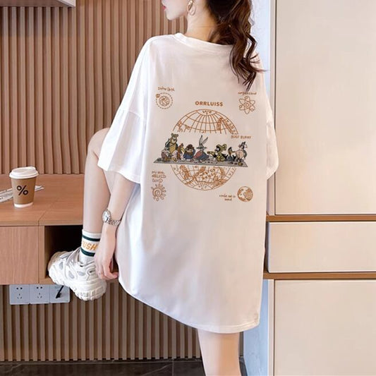 【tops】プリント半袖TシャツG20054