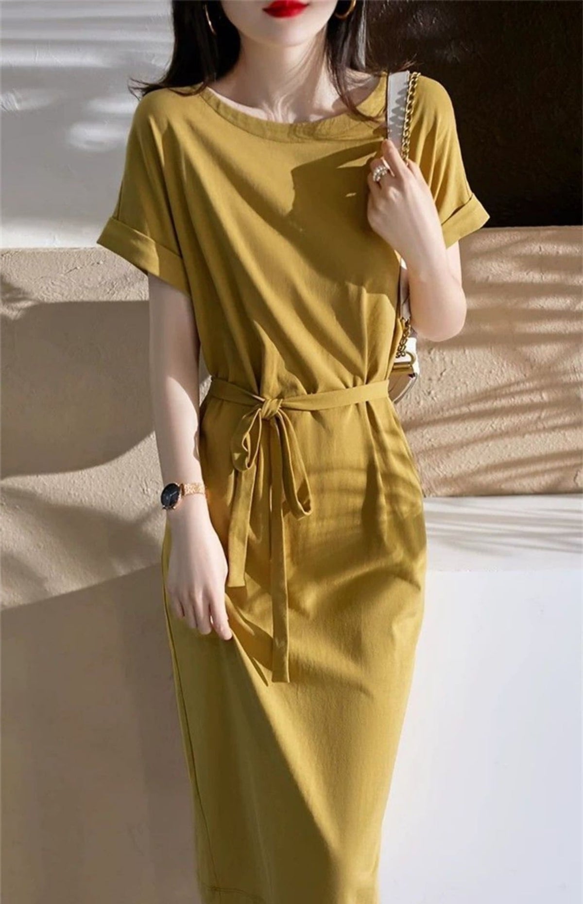 【dress】無地ワンピース　M24157