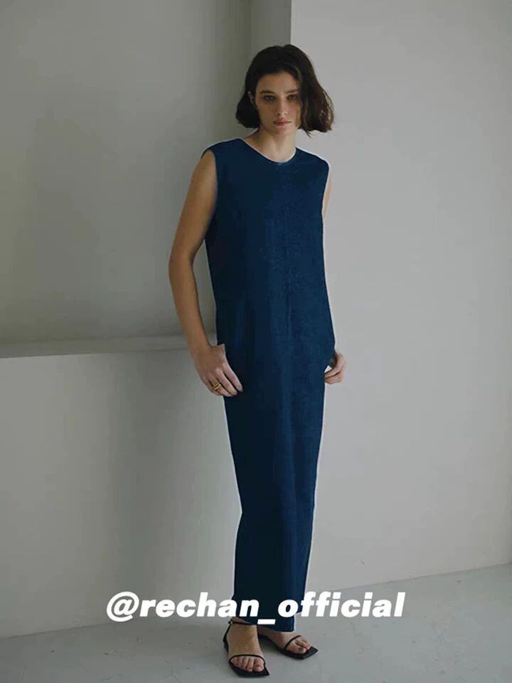【dress】ノースリーブデニムワンピース　M29970