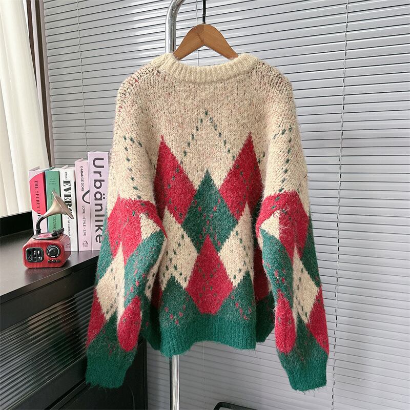 【tops】ダイヤモンドニットセーター　M27906