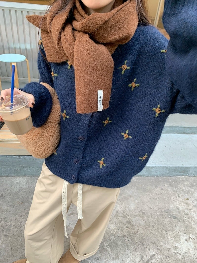 【outer】ニットカーデ　M26981