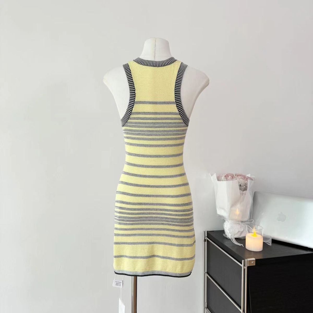 【dress】ニットベストワンピース　M24471