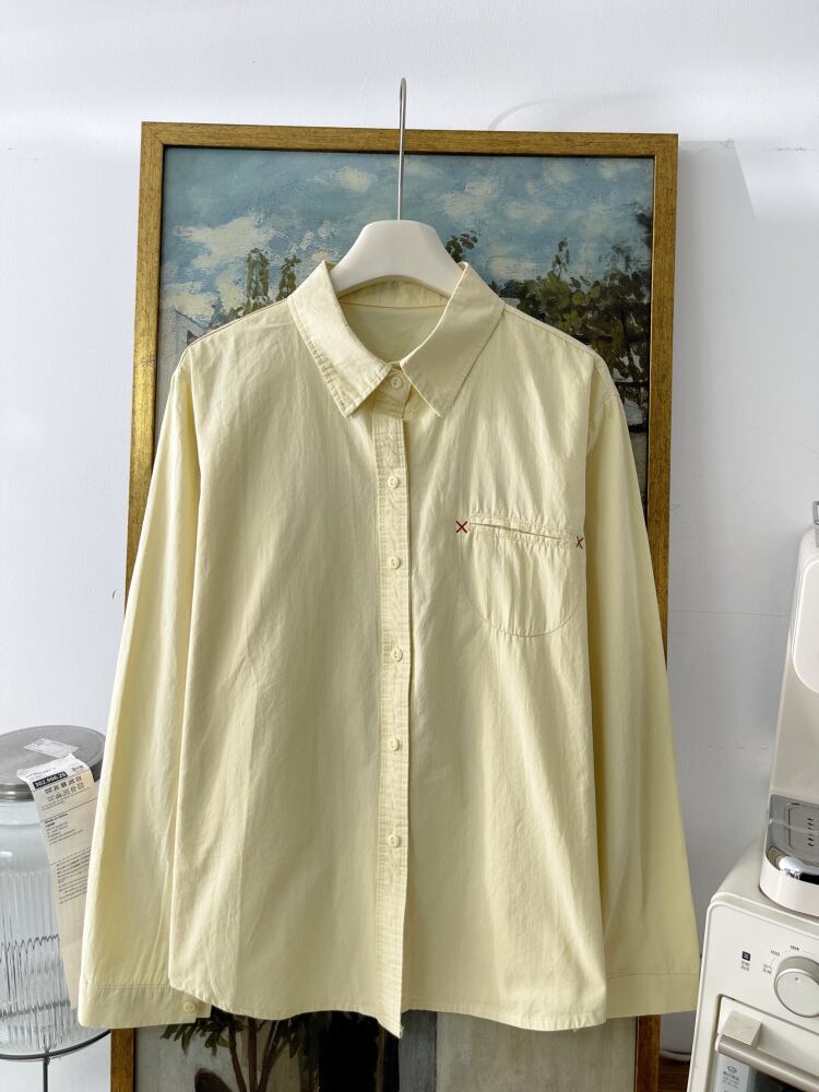 【tops】カラーシャツ　M29921
