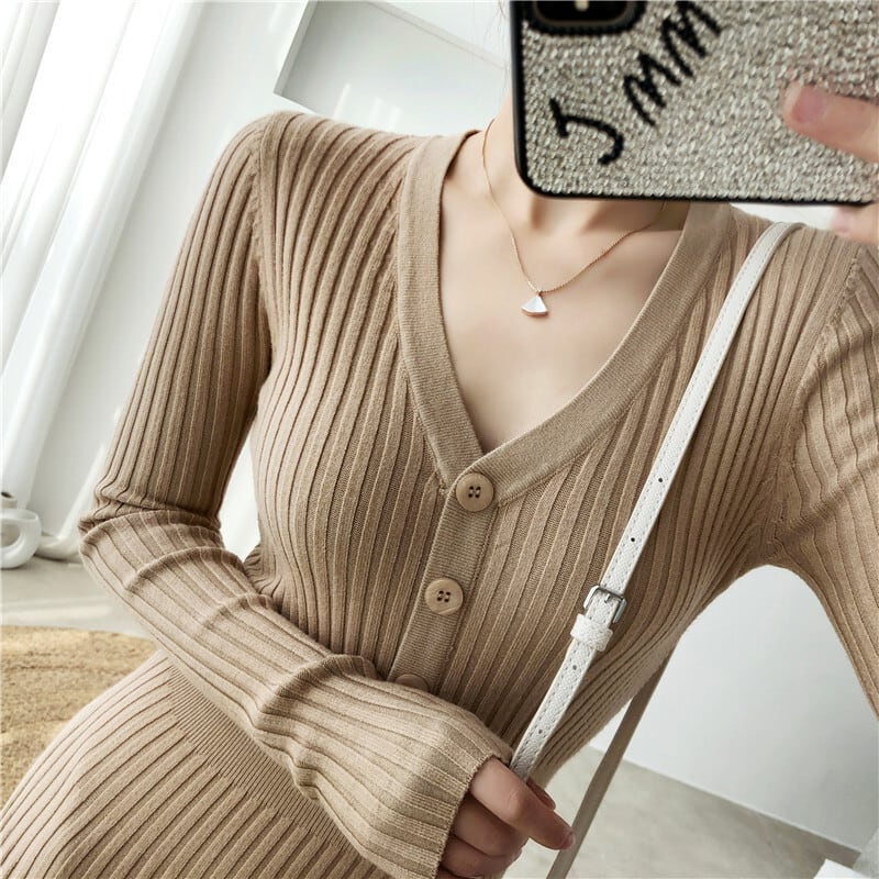 【dress】ニットワンピース　M25489