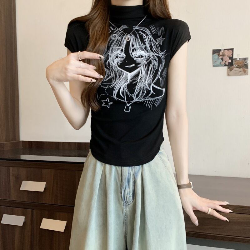 【tops】ハーフネックTシャツG20245