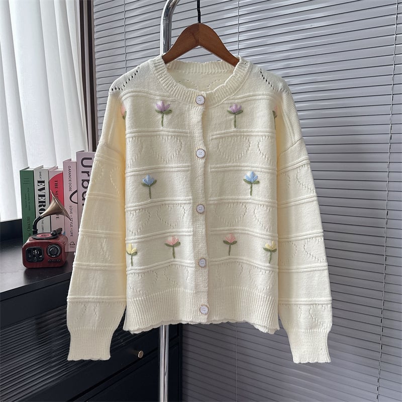 【outer】ニットカーデ　M25621