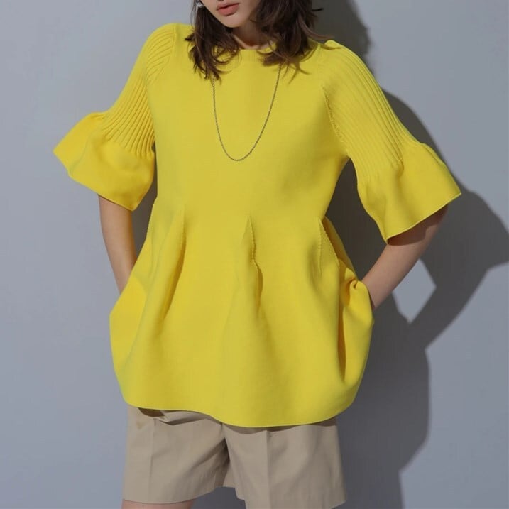 【tops】アンブレラスリーブトップス　N-1649