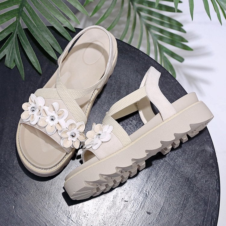 【shoes】立体フラワーサンダル　M24651