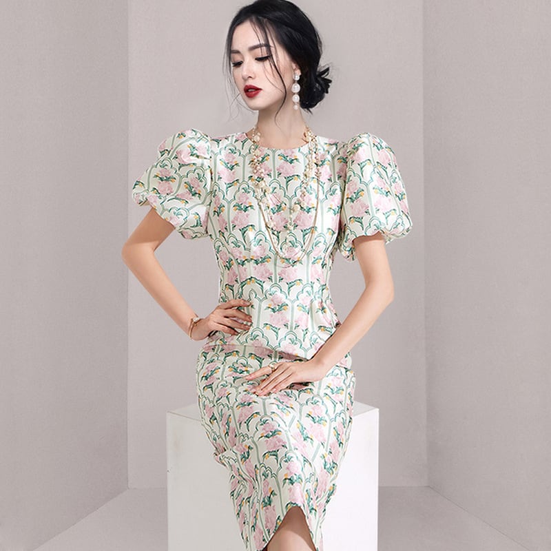 【dress】プリントワンピース　M24591