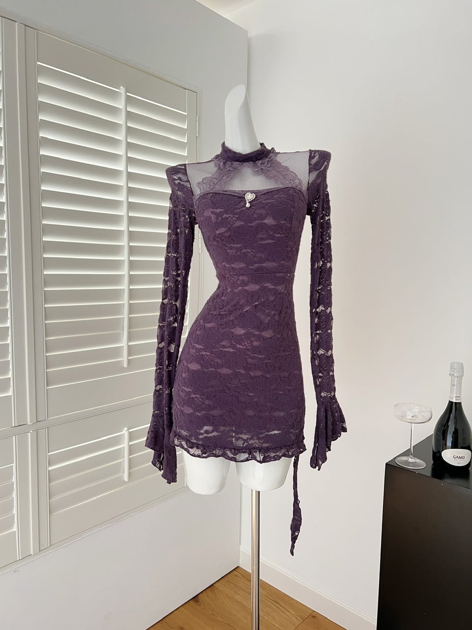 【dress】レースデートワンピース　M29655