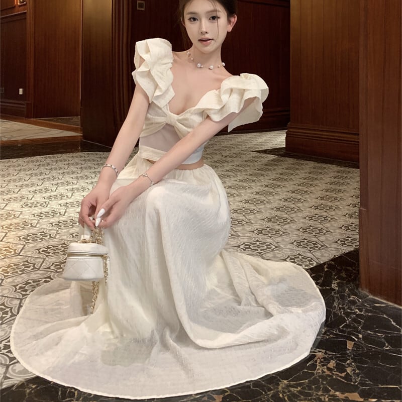 【dress】ウエストカットワンピース　M30042