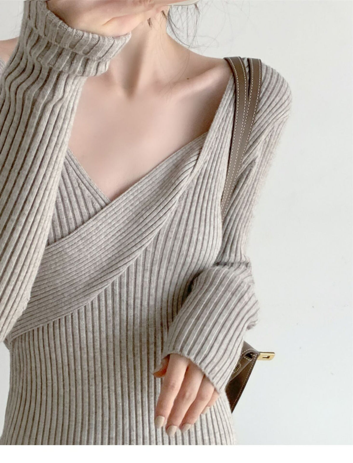 【dress】ニットワンピース　M19036