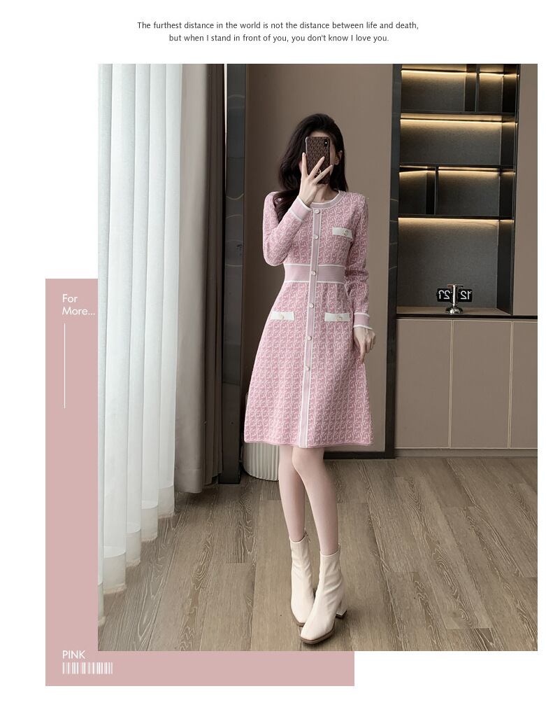 【dress】ニットワンピース　M19167