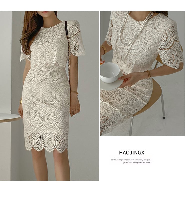 【dress】レースワンピース　M24542
