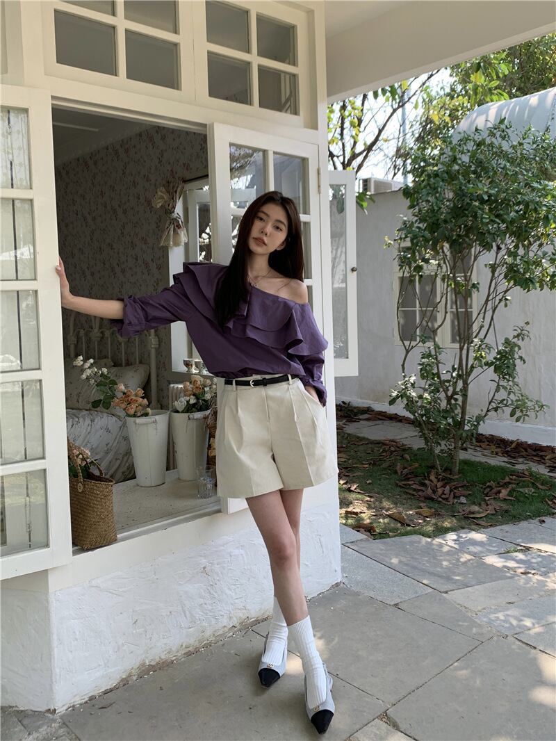 【tops】フリルブラウスG20469