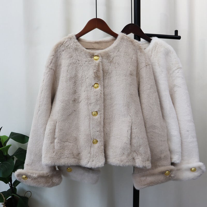 【outer】ショートファーコート　M27171