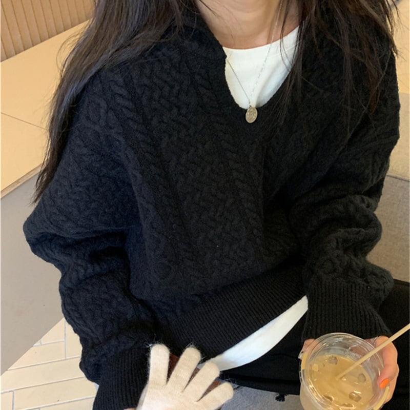 【tops】ニットセーター　M25989